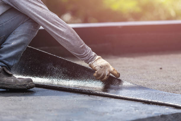 Professional Basement Waterproofing technician working in Douglas, MI